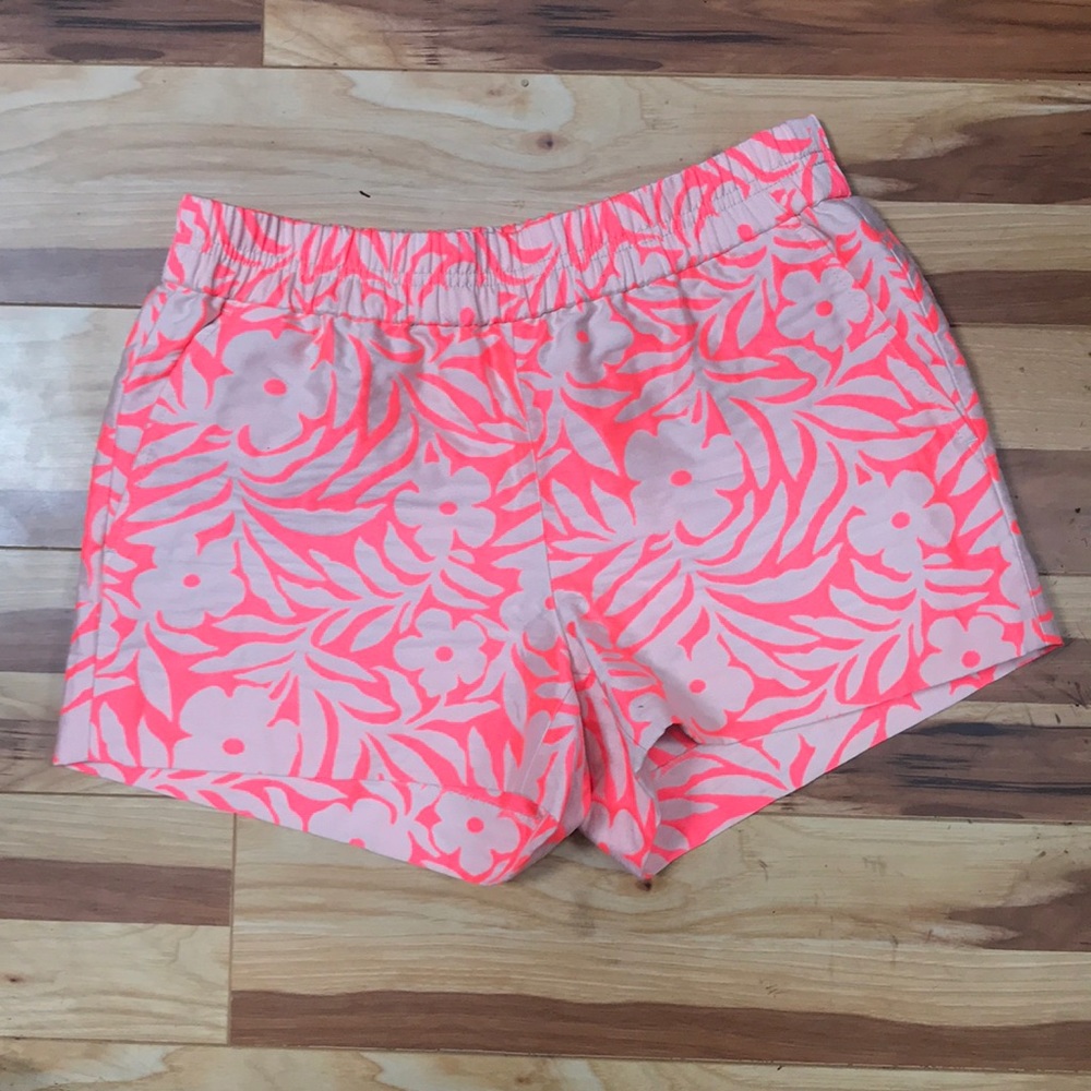 JCrew Beige & Hot Pink Shorts